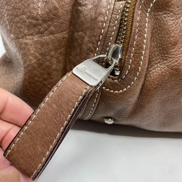 B. Makowsky Brown Leather Handbag - Picture 7 of 12